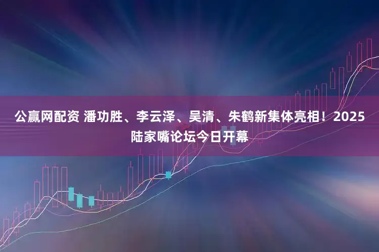 公赢网配资 潘功胜、李云泽、吴清、朱鹤新集体亮相！2025陆家嘴论坛今日开幕